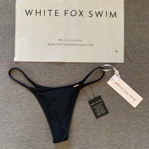 White fox boutique Malibu bottoms black